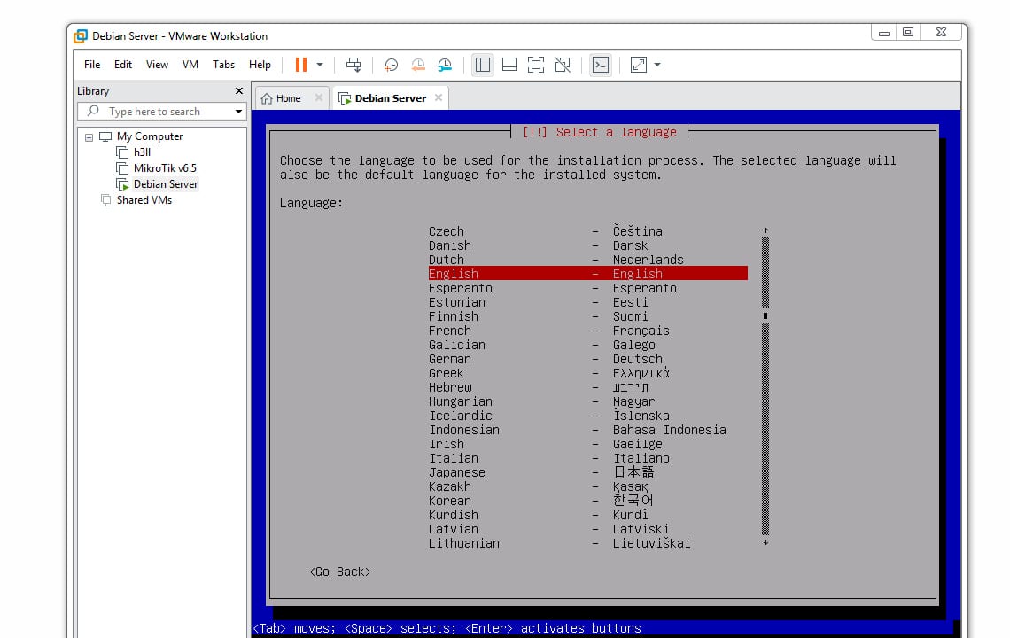 Cara Install Debian Menggunakan VMware 15