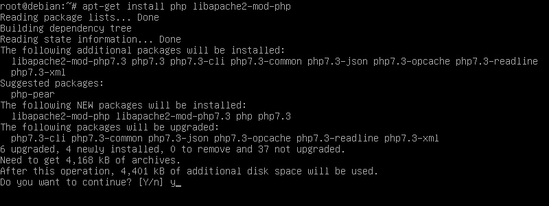 Install PHP Debian 10