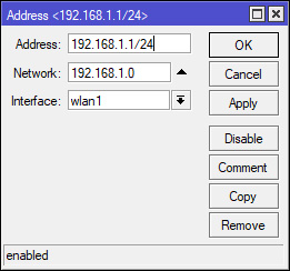 Membuat IP Address Wlan Di MikroTik