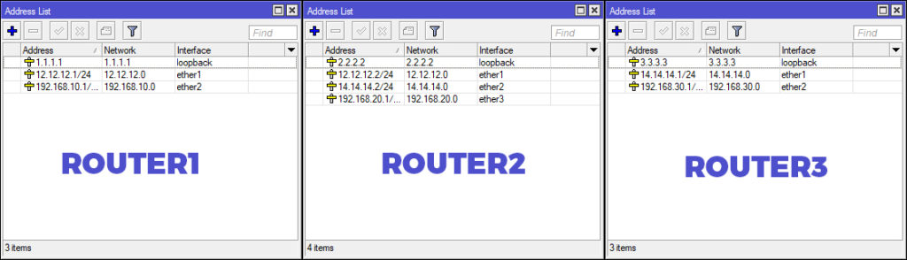Konfigurasi IP Address Router MikroTik Winbox