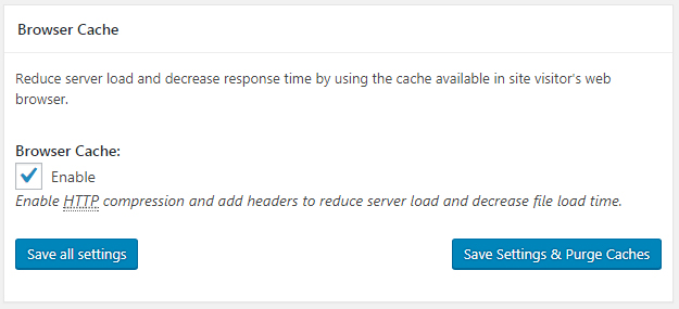 Browser Cache W3Total Cache