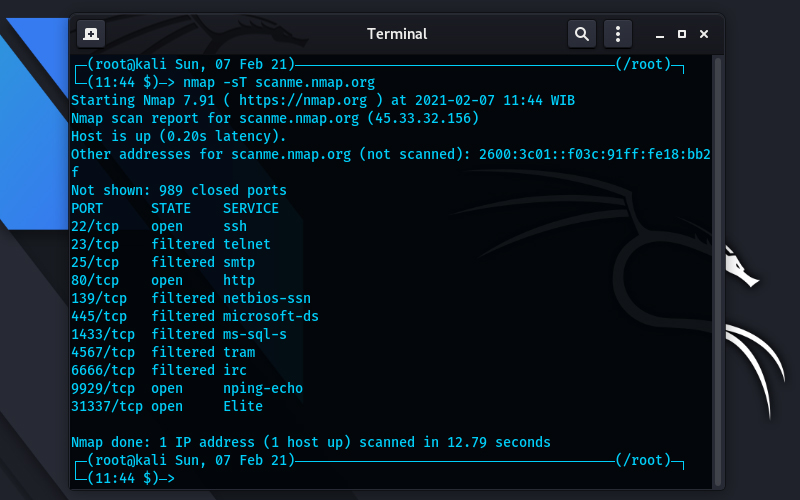 NMAP TCP Scan