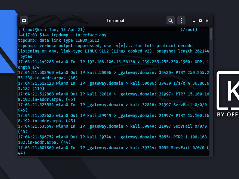 Tcpdum Interface Any