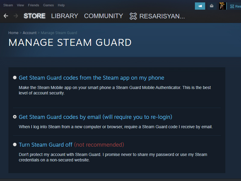 Steam Guard Security