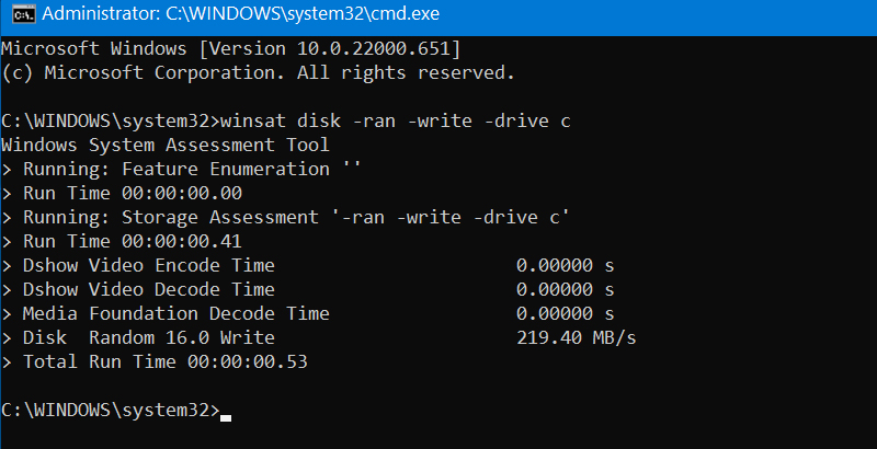 Cek Kecepatan SSD Di Windows Tanpa Program