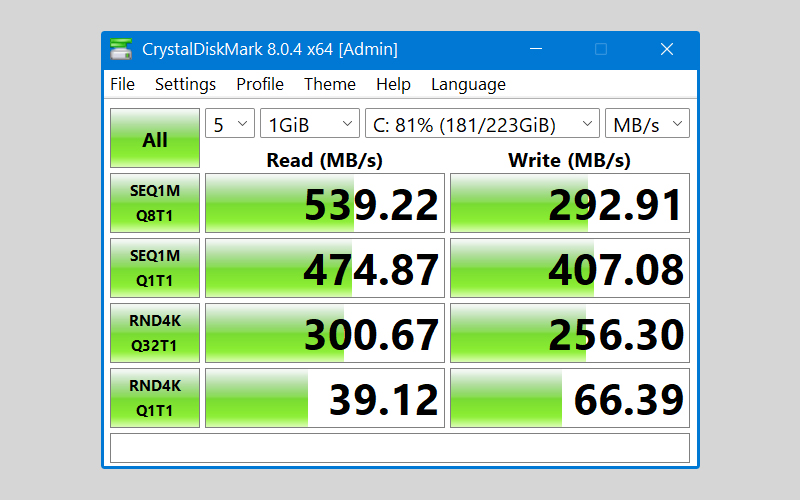 Cek Kecepatan SSD Menggunakan CrystalDiskMark