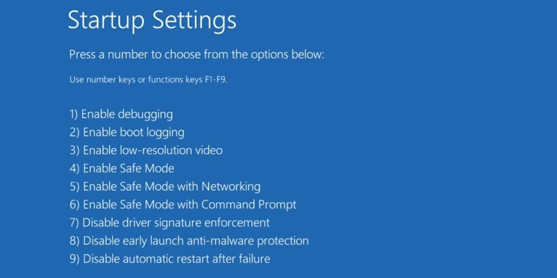 Coba Gunakan Safe Mode With Networking