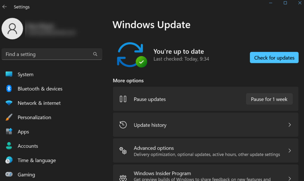 Pastikan Windows Selalu Terupdate