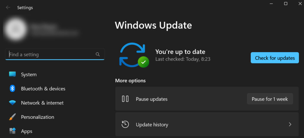 Install Windows Update Terbaru