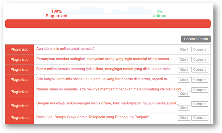 Plagiarism Checker